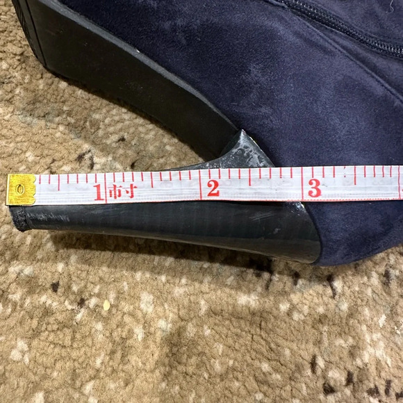 Marko suede blue high boots 7.5 beautiful condition - Picture 10 of 11